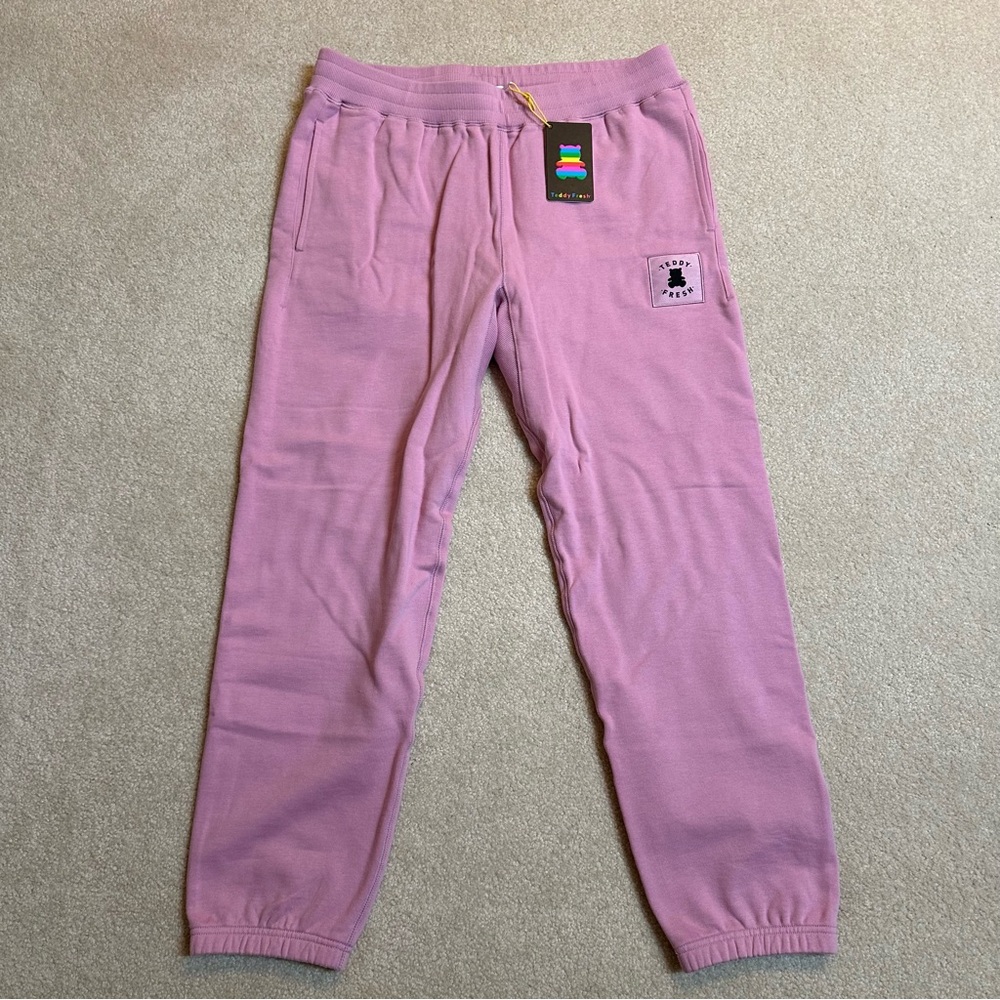 XL Teddy Fresh Pink Sweatpants